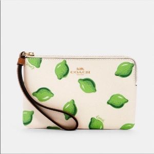Coach NWT like print wristlet wallet